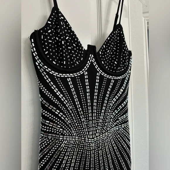 Glitz And Glamour Mini Dress - Picture 5 of 10